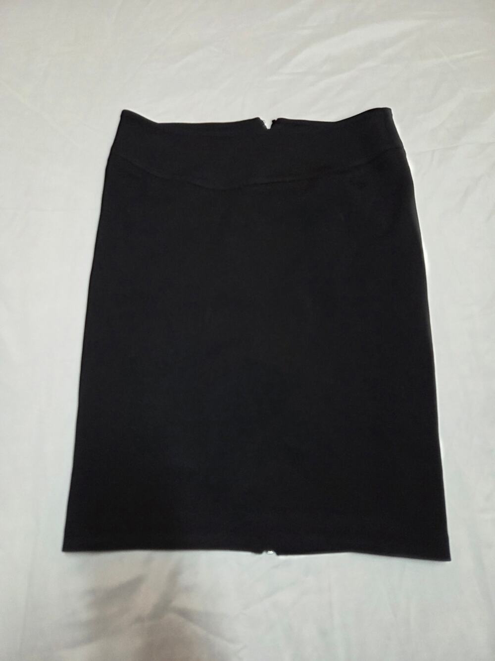 bebe Black High-Waist Pencil Skirt